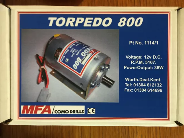 MFA Torpedo 800 Marine Elektromotor (1114/1)