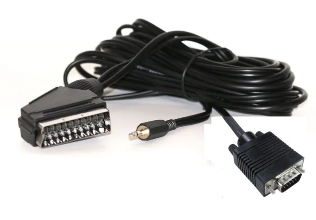 Bellota Archimedes A3010 A Scart TV / Monitor Cable de Vídeo / Cable Con Audio