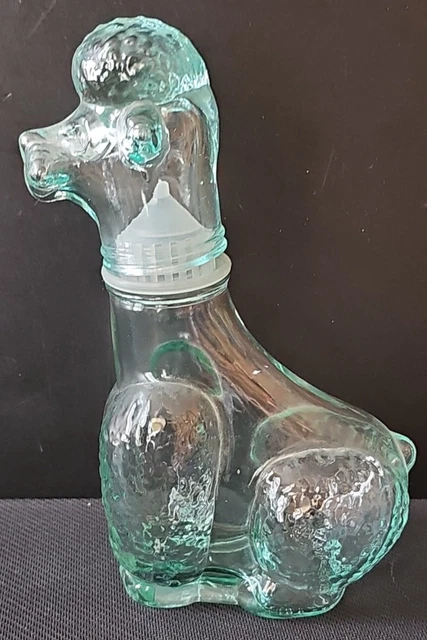 Ancienne Bouteille Carafe En Verre Soufflé - Cave Coop Pollestres - Danseurs