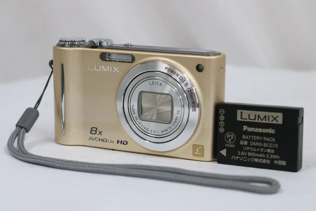 LUMIX HD AVCHD Lite ゴールド PANASONIC LUMIX DMC-ZX3 Black 14MP Digital Camera 8x Zoom