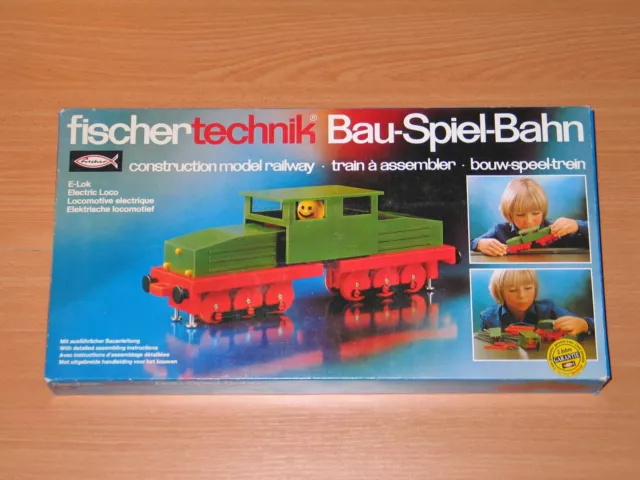 Fischertechnik Bau-Spiel-Bahn, Bsb, E-Lok, Krokodil, Komplett, Ovp