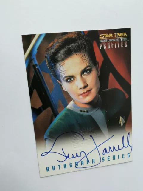 DAX Star Trek DEEP SPACE NINE DS9 Profiles Autograph Terry Farrell