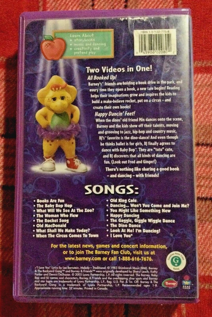 BARNEY'S READ WITH ME, DANCE WITH ME [2003] (Canadian Clamshell) | VHS ...