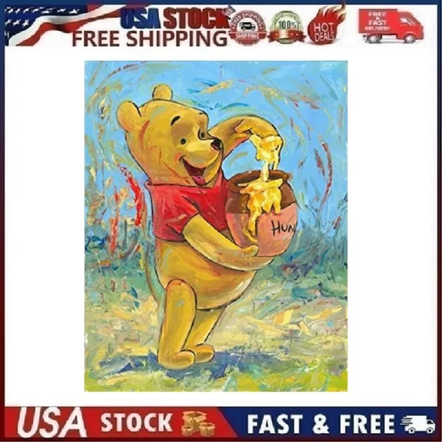 5D Diamond Painting Winnie the Pooh Shooting Stars Kit