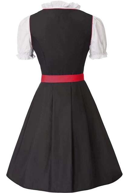 Oktoberfest Women's German Dirndl Dress Costumes 3 Pieces Carnival Beer Maiden 3