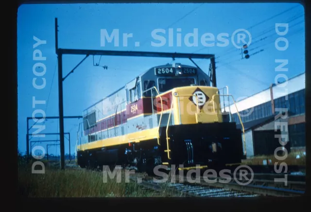 Duplicate Slide EL Erie Lackawanna New U25B Erie PA 1964