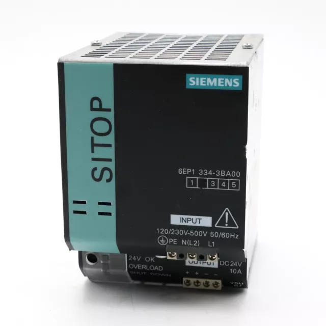 Siemens 6EP1 334-3BA00 SITOP modulare 10A 1/2 ph