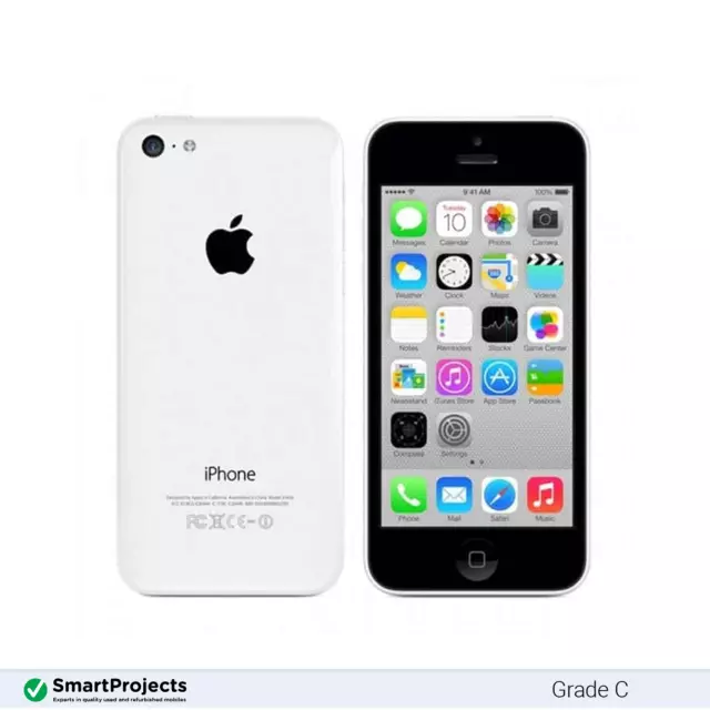 Apple iPhone 5C Blanc 8GB Débloqué État correct MG8X2F/A smartphone
