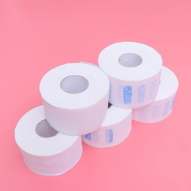5 rollos papel de cuello de peluquería papel de cuello desechable impermeable corte de pelo bufanda