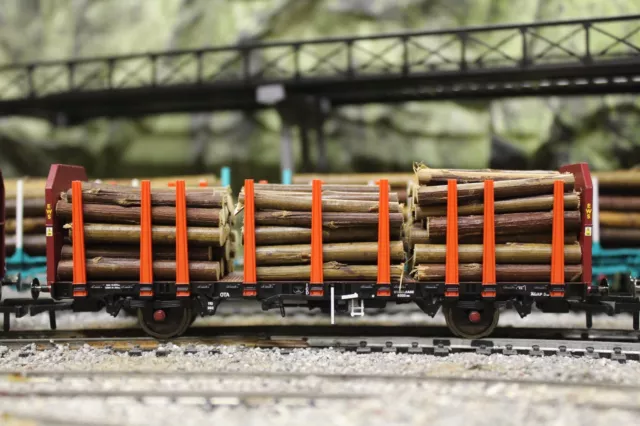 BULKSCENE 40mm MODEL TIMBER LOGS OO/HO GAUGE FOR WAGON LOADS - BULK QTY PACKS