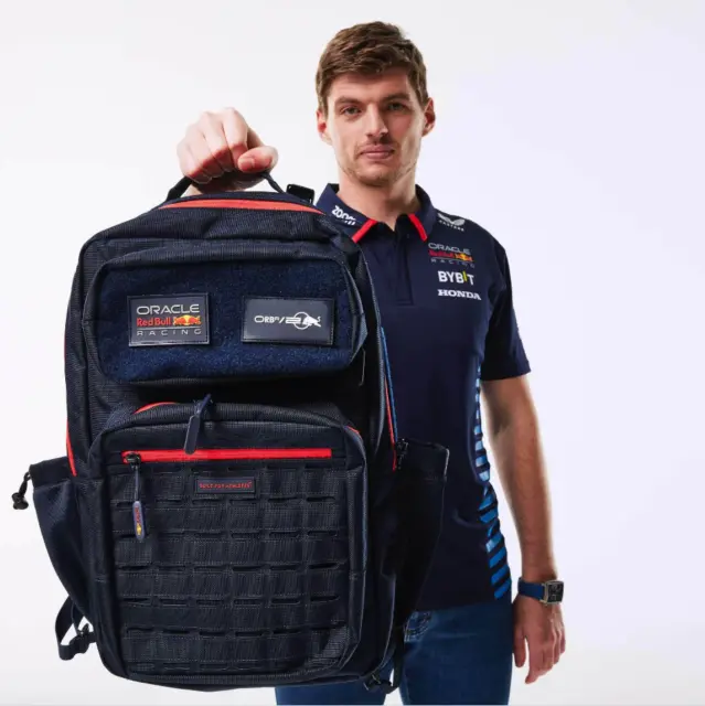 Zaino Red Bull Racing F1 Team Ufficiale Timeline Zaino Borsa Bagaglio Ufficiale