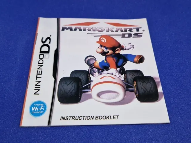 Mario Kart DS Instruction Booklet Nintendo DS Manual Only