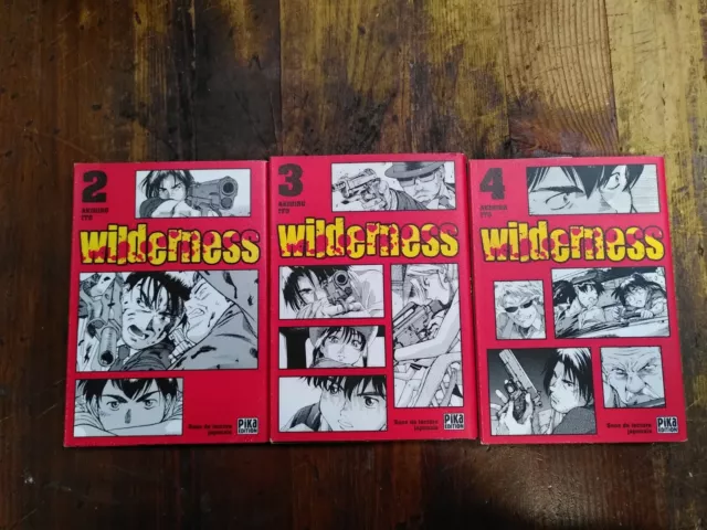 Lot 3 Mangas - Wilderness Tome 2 À 4 - A. Ito Chez Pika