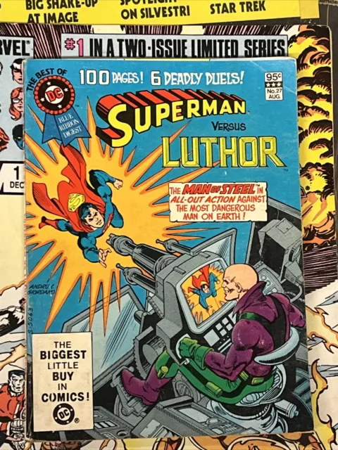 Best Of Dc Blue Ribbon Digest #27 Superman Versus Luthor