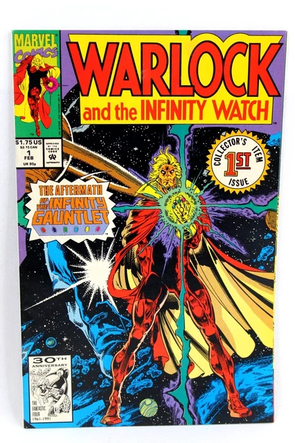 Warlock & the Infinity Watch #1 Gauntlet Aftermath Adam 1992 Marvel Comics VG
