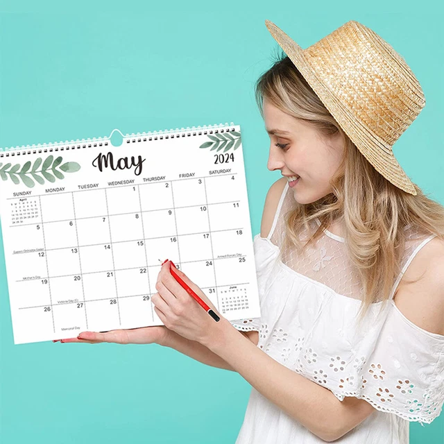 20242025 WALL CALENDARS Desktop Calendar with Writing Space for