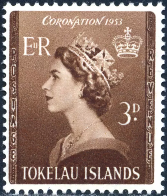 Tokelau 1953 Queen Elisabeth, MiNr 4 ** MNH