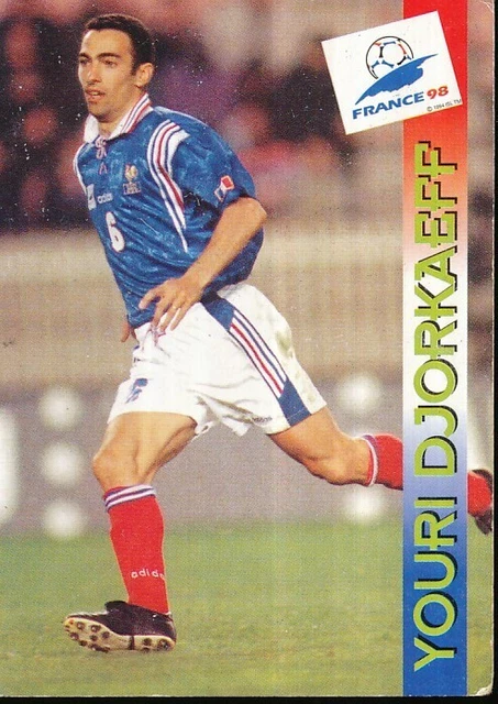 Cartes panini Youri Djorkaeff, meilleur buteur