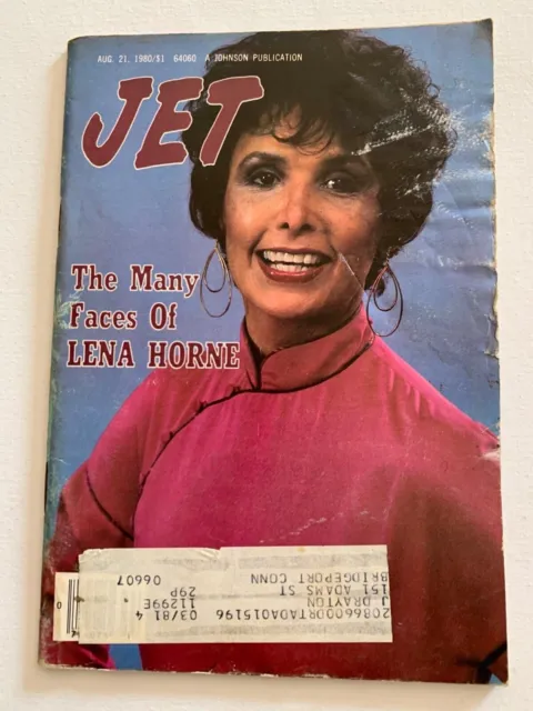 Jet Magazine August 21, 1980 The Many Faces Of Lena Horne 