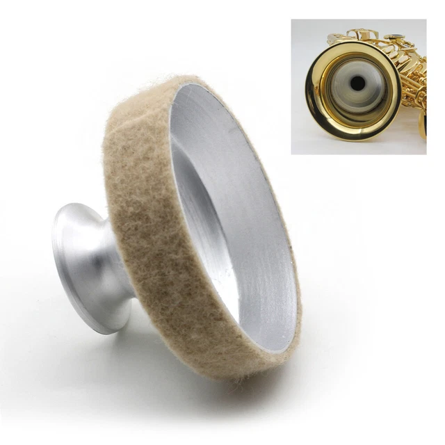 Aluminum Mute Silencer for Tenor Saxophone Sax Metal Dampener Light-weight