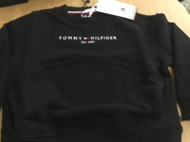 Set felpa e leggings Tommy Hilfiger Essential - età 4 - nuovi con etichette - prezzo disponibile £70+