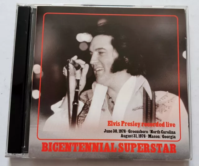 Elvis Presley original CD import - Bicentennial Superstar 1976, 2 CDs Soundboard