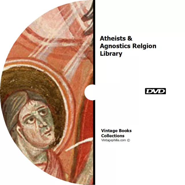 * ATHEISTS & AGNOSTICS RELIGION FREETHOUGHT GOD * 310 HISTORY RARE BOOKS on DVD