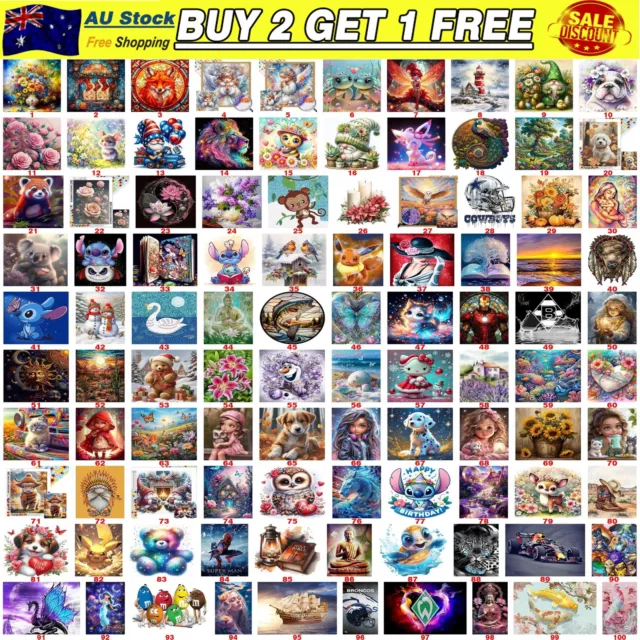 DIY 5D Full  Diamond Painting Cross Stitch Arts Kit Art Picture Embroidery Mural