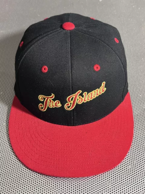 Cool Cap The Island Black & Red Preowned Ballcap