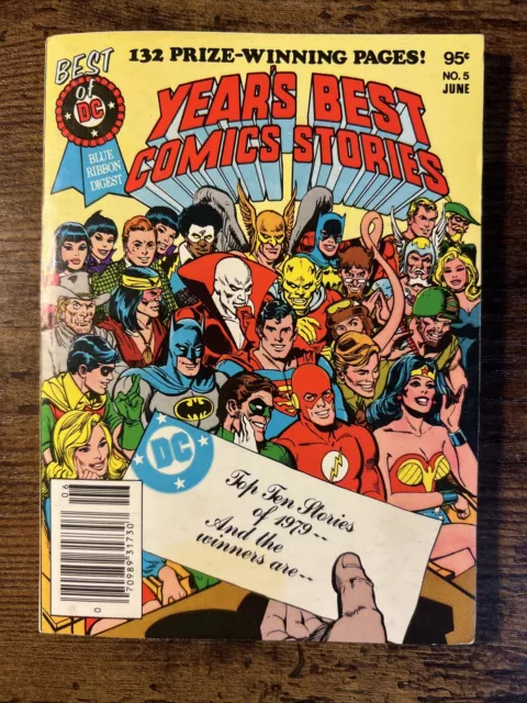 Best Of Dc Blue Ribbon Digest #5, Year's Best Comics Stories, 1980
