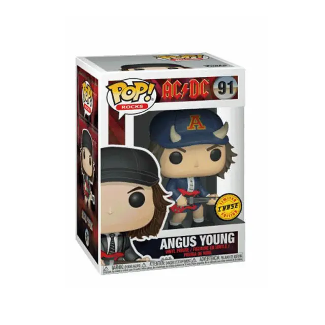 FUNKO POP Music ACDC Angus Young 91 limited Chase Edition NEU