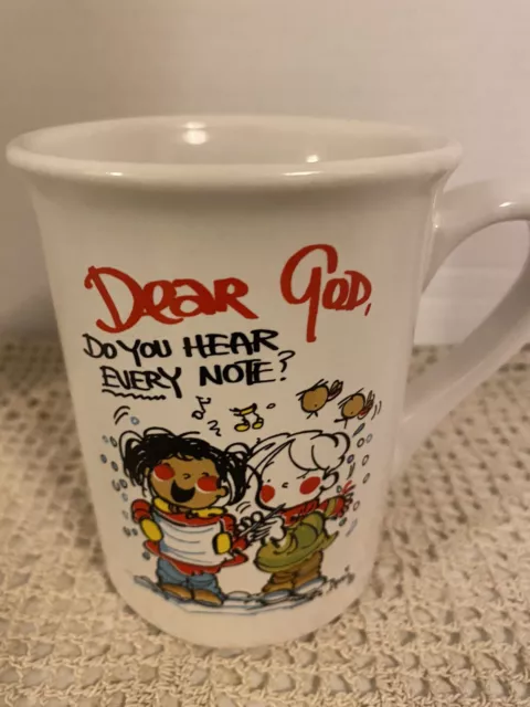 Dear God Kids Do You Hear Every Note Coffee Mug Cup