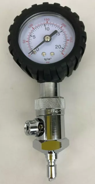 Intermediate Pressure Gauge Checker Release Scuba Dive Tank Regulator