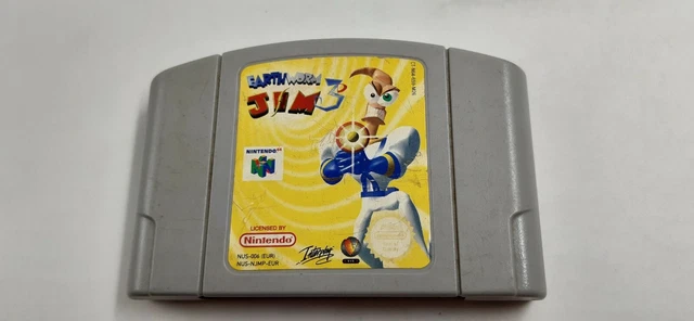 Jeu Nintendo 64 N64 Earthworm Jim 3D