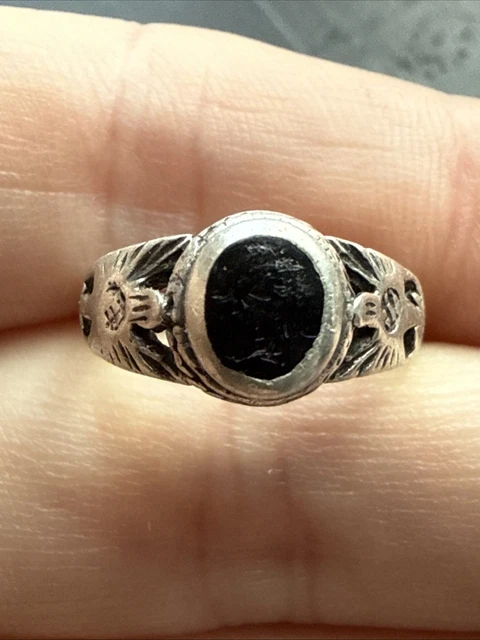 Bague Argent Massif 925 – Jonc Alliance Créateur Motif Serpent – Ancienne