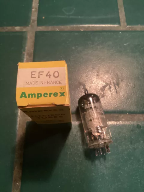 One Ef40 Amperex Nos Nib Tube