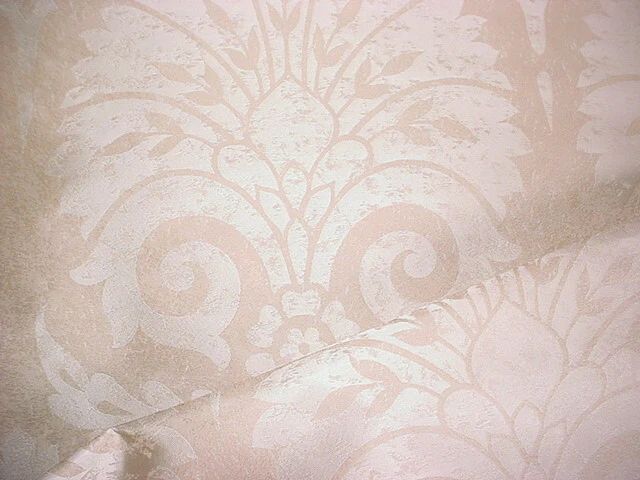 5-3/8Y Kravet Lee Jofa Sand Beige Floral Medallion Damask Upholstery Fabric