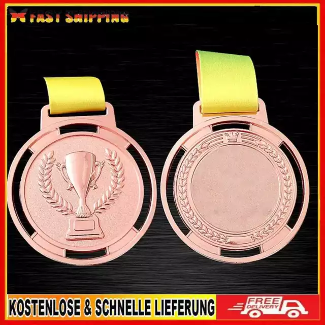 Fackel-Medaille, Souvenir, Zinklegierung, Sport-Wettbewerbspreis mit Riemen (Kup