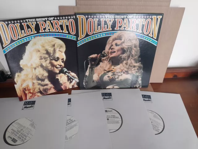 The Best Of Dolly Parton 1984 UK 4 X Vinyl LP Box Set Reader's Digest Near  MINT