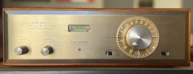 H.H. Scott Type 350 Wideband FM Tuner One family owned