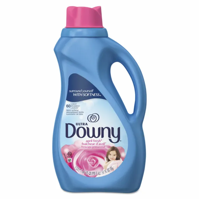 Downy Liquid Fabric Softener Concentrated April Fresh 51oz Bottle 8/Carton 35762