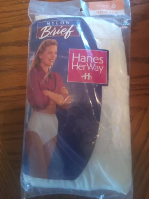 HANES HER WAY Vtg Glossy Second Skin Shapers TUMMY CONTROL PANTIES Large CD  $7.99 - PicClick