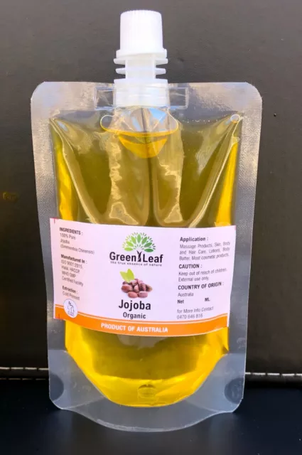 JOJOBA OIL 100% PURE ORGANIC COLD PRESSED GRADE  100 ML  LIMITED SALE. free post