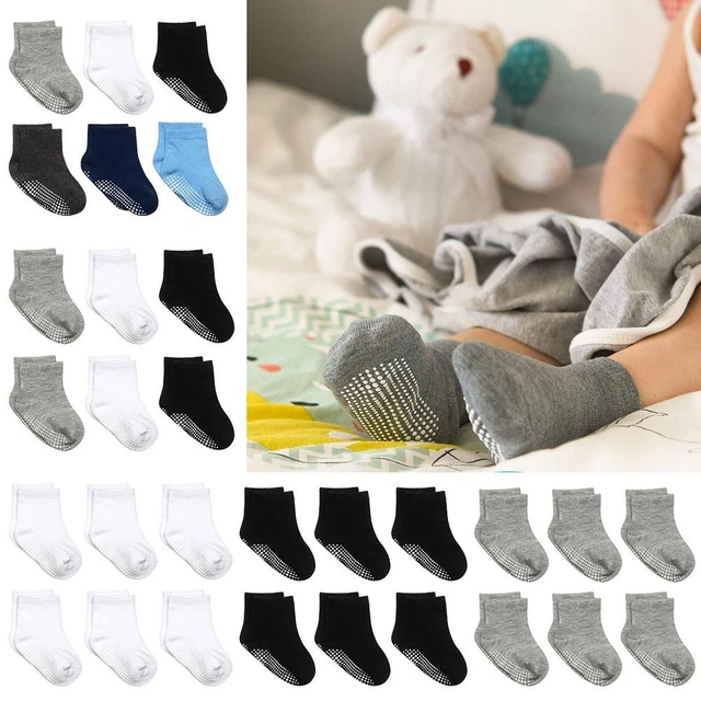 Trampolino Bambini adulti Calzino antiscivolo Calze da pavimento skid Cotone