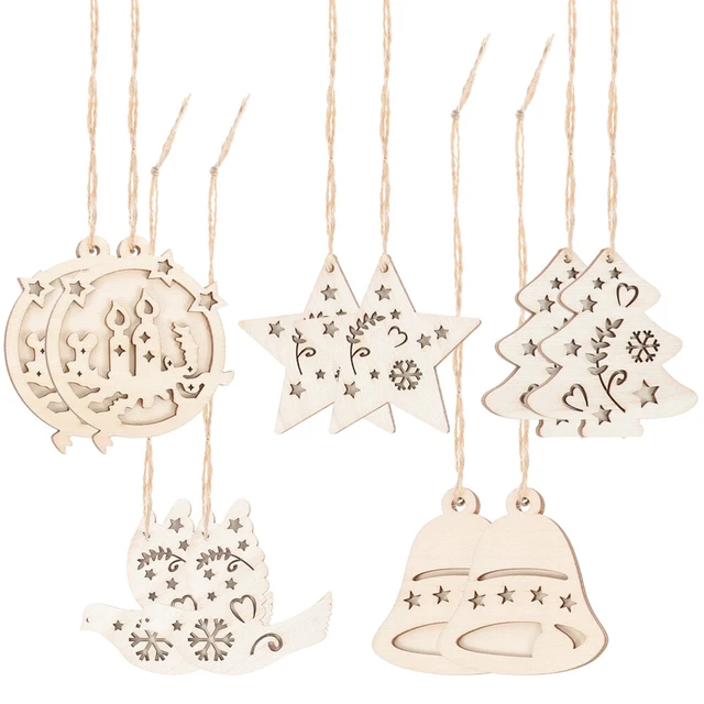 10 piezas Divertido Colgante Árbol De Navidad Para Festival Niños Regalo Casa