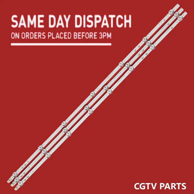 NEW LED BACKLIGHT For Jvc Lt-40C860 Lt-40C890 Ves400Qnds-2D-N13 (3Pcs ...