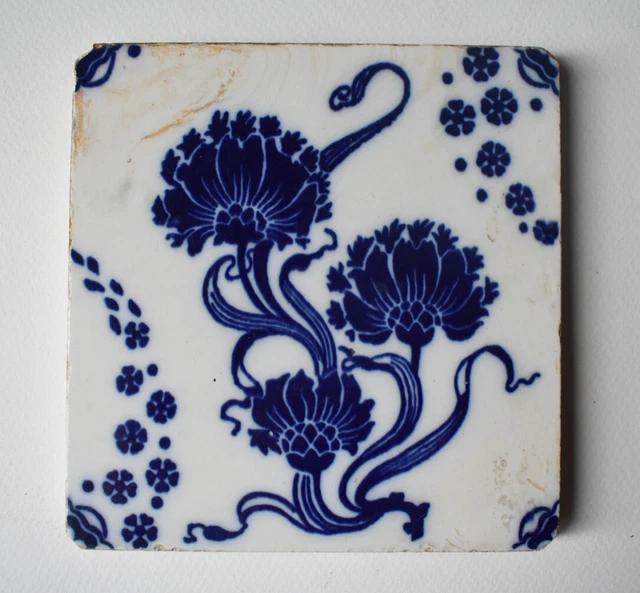 Minton Secessionist Léon-Victor Solon Transfer Printed Tile 1896