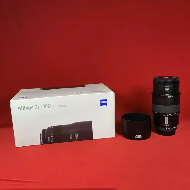 Mint ZEISS MILVUS Makro Planar T* 2/100M ZF.2 Mount f/2 Macro Lens Nikon F mount