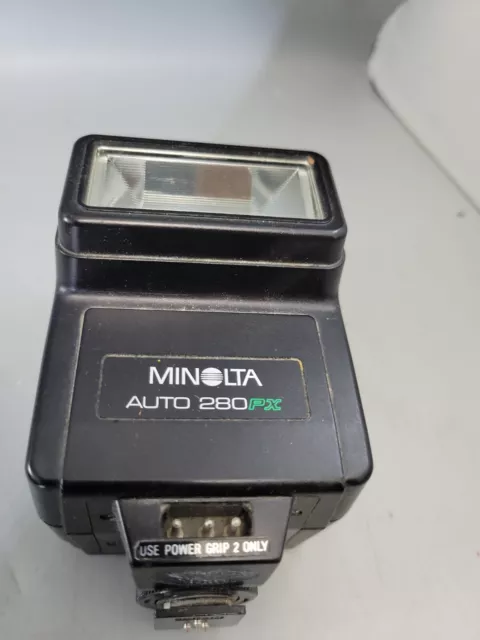Minolta Auto 280 PX Flash Untested