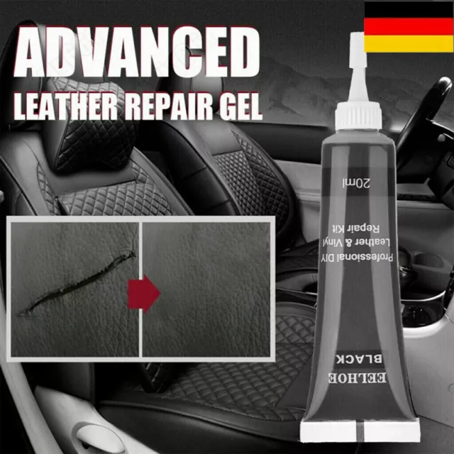 Flüssigleder Leder Reparatur Gel Set, für Autositze Sofas Jacken Taschen Schuhe_